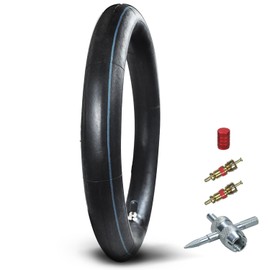 HOLATO Front 70/100-17 2.75-17 Inner Tube for 110cc 125cc KLX125 KLX140 KX85 TTR125 YZ80 YZ85 RM80 CT90 DRZ125 TaoTao DB17 Apollo RFZX18 Coolster Dirt Pit Bike Off Road Motocross Heavy Duty 1 Pack