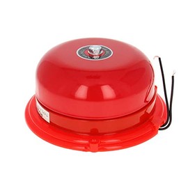 Fielect DC 24V Fire Alarm Bell Electric Bell Security Alarm Bell UC4-100mm Schools Fire Alarm Round Shape Electric Bell 1pcs