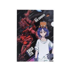 Sunstar Stationery Gundam GQuuuuuuuX Movie Version Clear File Single Siegax, Shuji & Red Gundam S2173620