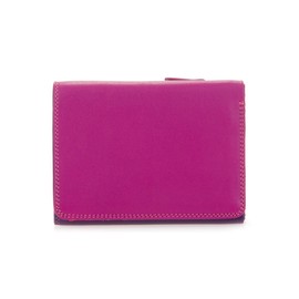 Leather women's Wallet MYWALIT - Small Tri-fold Wallet - 106-75 Sangria