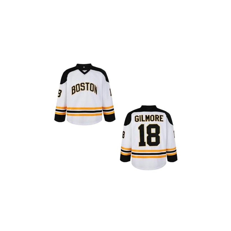 Men's Happy Gilmore Jersey 18 Adam Sandler 1996 Movie Hockey