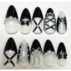 Black Swan Nail Tips - Change Size / 블랙 스완