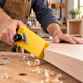 Wood Edge Trimmer Hand Planer – Adjustable Chamfer Tool for Plywood, MDF & Solid Wood