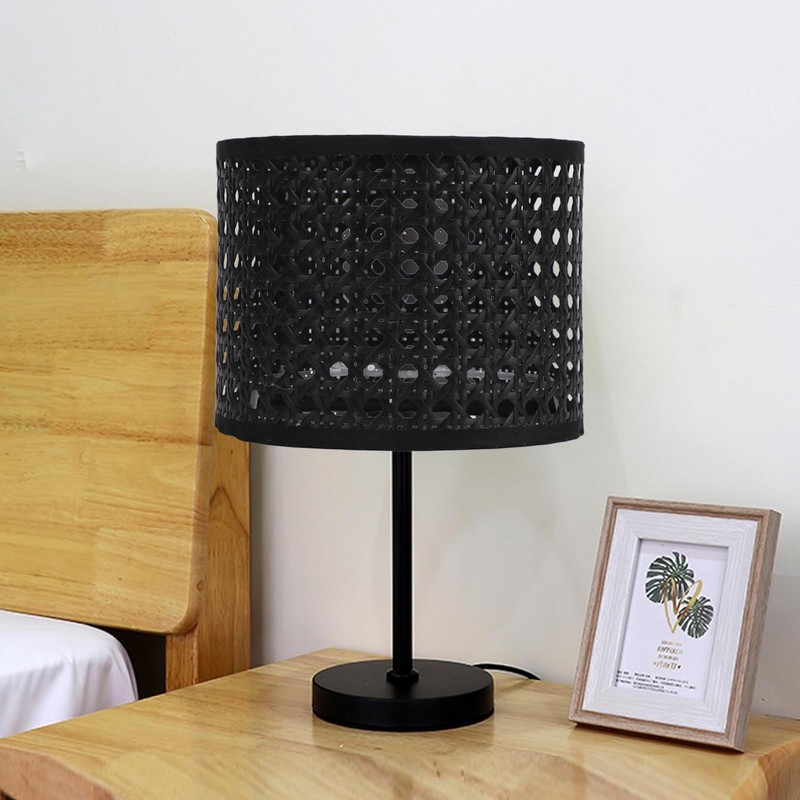 PE Lamp Shade Hollow Carved Lampshade Modern Style Compatible with