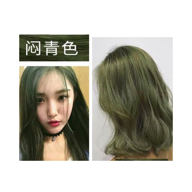 【repack 100ml only】222 Matt Green Blonde fruity hair color 闷青护发果泥果酸