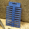 Linic Products UK Made Fixing Masonry Plastic Wall Plugs, 10mm (4 Strips of 20) BLUE. (S7659) Free UK Postage