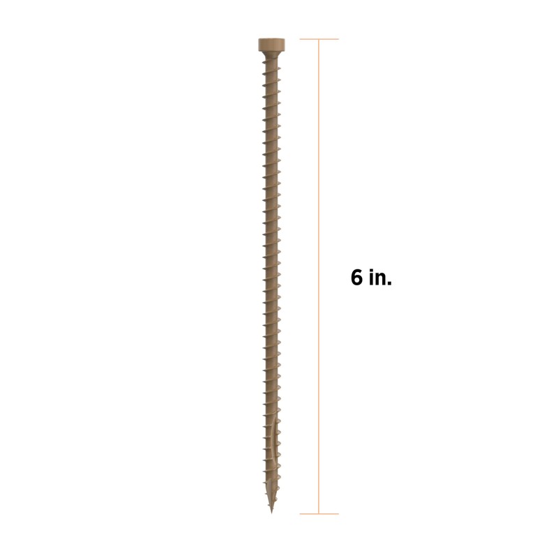 Structural Truss Screw - 6" x .155-50 ct (CAMO 372244)