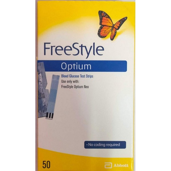 [Abbott] Freestyle Optiums Test Strips 50