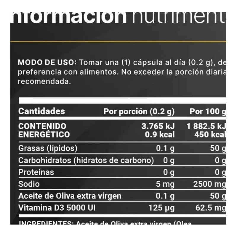 Vitamina D3 5000 Ui 300 Cápsulas B Life
