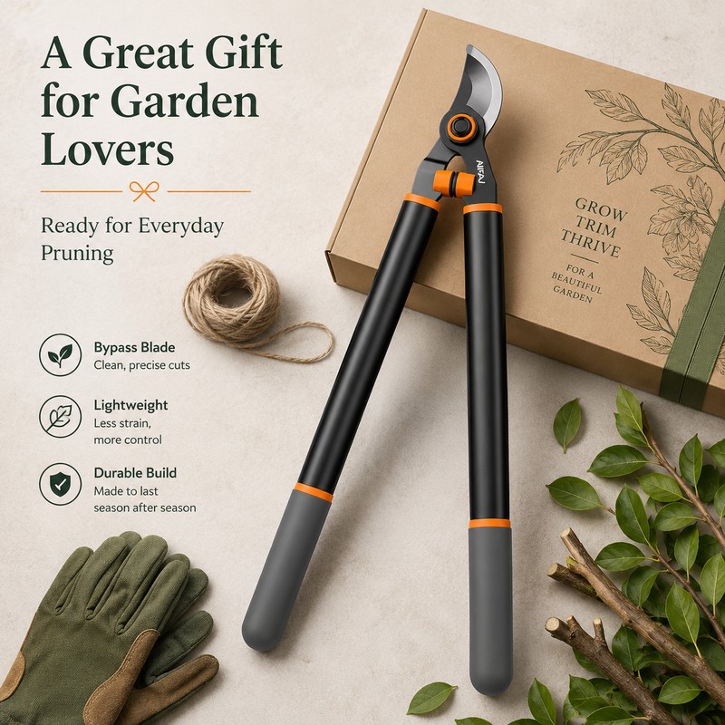 21" Bypass Loppers for Tree Trimming – Heavy-Duty Branch Cutter