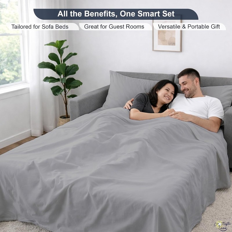 Cottington Lane Sleeper Sofa Sheets Full Size, 4 Piece Premium
