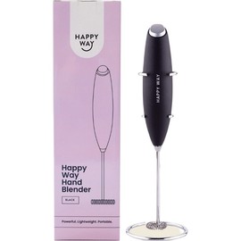 Happy Way Hand Blender with Stand Black