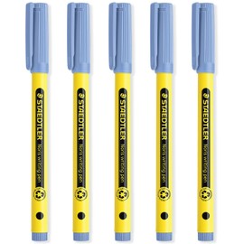 STAEDTLER 307 Noris Writing Pen - Handwriting Pens - 0.6mm Line Width - Ideal for School, Work, Office, etc (Delft Blue)