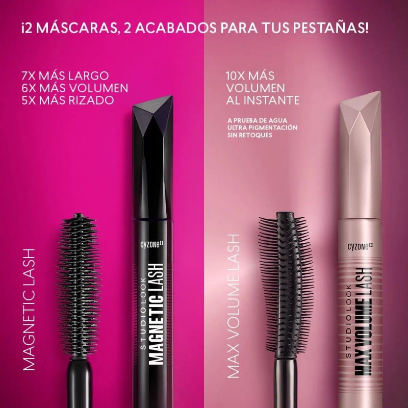 Cyzone - Máscara De Pestañas Max Volume Lash Studio Look