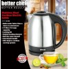 Better Chef Cordless Electric Kettle 7-Cup Stainless Steel 360-deg Swivel