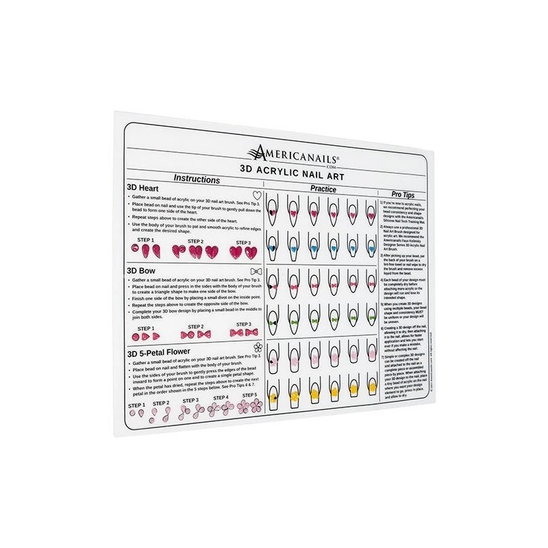 America Nails Silicone 3D Training Mat