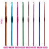 Crochet Hook Set Aluminum Crochet Hooks Ergonomic Knitting Needles Multicolor