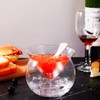 Glass Caviar Serving Set with 4 Pcs Mother of Pearl