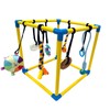 Dewonch Puppy Play Gym with 8 Hanging Toys, Small Dogs