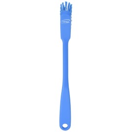 Vikan 42873 Fine Sweep Dish Brush, Polypropylene, Polyester Bristle, 11", Blue