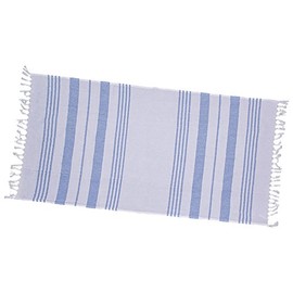Out of the Blue Sky BLUEF Arbenes Fouta Pestemal Towel for Sauna/Beach) 80% Cotton and 20% Polyester ca Cushion, Blended Fabric, White, 90 x 180 cm