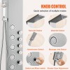 4-Mode Tower Rainfall Waterfall Shower Panel System with 5 Full