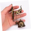 STOBAZA 3pcs Iron Elephant Door Bell Wall Mount Home Ornament