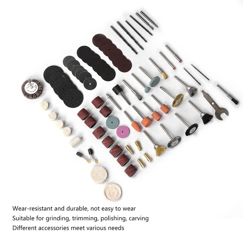 75Pcs Electric Grinder Accessory Kit Grinding Polishing Tools for Electric