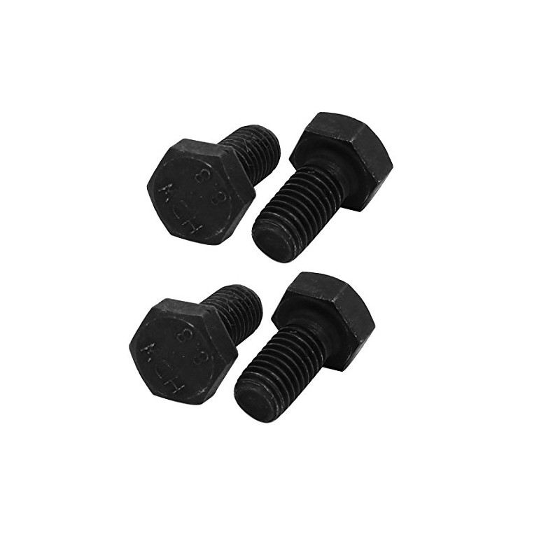 uxcell® 8.8 Grade M8x16mm Full Threaded Left Hand Thread Hex