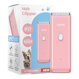 Tawiijou Pet Clippers for Dog Hair Grooming Low Noise, Rechargeable Cordless Cat Shaver with Ceramic Blade,Portable Pet Hair Trimmer for Matted & Long Hair