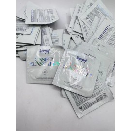 Supergoop! LOT OF 50 SUPERGOOP UNSEEN SUNSCREEN SPF40 1.5ML*50 PCS EXP 11/24
