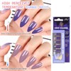 Temperature Color-Changing False Nails – 24PCS Fake Nails with Thermal