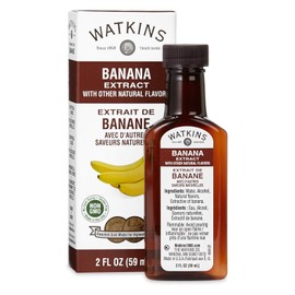Watkins Banana Extract with Other Natural Flavors, 2 oz. Bottles, Pack of 6 (Packaging May Vary)