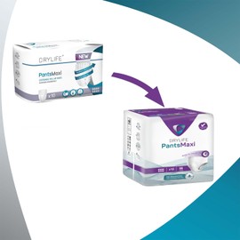 Drylife Drylife Pants Maxi Disposable Pull-Up Unisex Incontinence Pants - Dry Feel Technology, Anti-Leak Security, Kind to Skin Soft Breathable Material - Extra Large (1 Pack of 10)