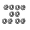 sourcingmap 10pcs M14 x 1.5mm Pitch Metric Fine Thread Carbon