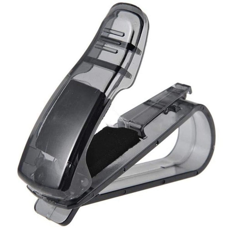 TIKA 2-Piece Universal Car Sun Visor Clip - Sunglasses Glasses