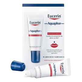 Protector Labial Eucerin Reparador Aquaphor Sos 10 G