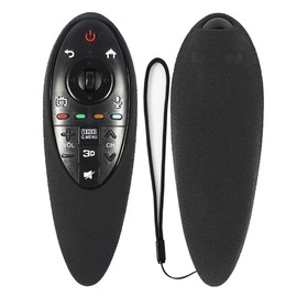 Remote Case for LG AN-MR500G Magic Remote Cover Flexible Shockproof Washable Remote Holder for LG 3D Smart TV Magic Remote Case(Black)