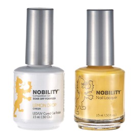 Lechat Nobility – Gel Polish & Nail Lacquer Set (5 Shades of Yellow) - 5oz (Lemon Drop NBCS076)