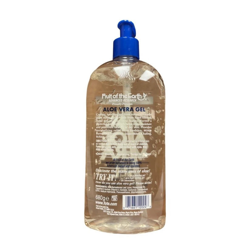 Unbranded Aloe Vera 100% Gel, Crystal Clear 24 oz Pack