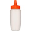 Toysfan Honey Container 360ml (Orange Cap) Refillable Honey Container for