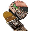 VANSUN VANSUN Classic Diamond Pattern Guitar Strap with Pick Pocket,