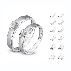 Aczyqws Invisible Ring Size Adjuster for Loose Rings Ring Adjuster Fit Any Rings Ring Clips to Make Rings Smaller Ring Reducer Assorted Sizes for Men and Women Fit Any Rings Various Sizes of Ring