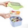 MICEBAY All-in-One Salad Container for Lunch, Large Salad Bowl with