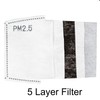 PM 2.5 Activated Carbon Filter Replaceable Insert (50 Pack)