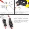 GTIWUNG 15-Piece 2-Pin Plug Connector, Waterproof, Socket Set for Car,