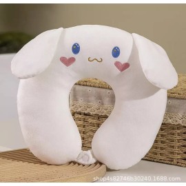 sanrio U Shape Travel Pillow Set for Airplane - Inflatable Neck Pillow for Airplane - Cinnamoroll