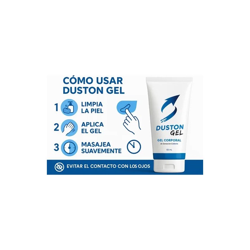 Duston Gel Corporal Tubo Sensación Caliente Efectivo X1