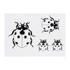 4 x 'Ladybird' Temporary Tattoos - Water Resistant, Skin-Safe, Non-Toxic