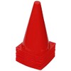 Cones, Marker Cones, Traffic Cones 10 Sets 23 cm, Red,